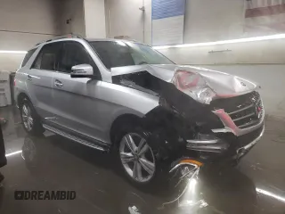 2015 Mercedes-Benz M ML 350 with VIN 4JGDA5HB4FA463744, listed as a Copart auction lot 41911765 with 53,842 mi miles and Salvage Title. Bid and sale history available at carsss.com. Image 4.