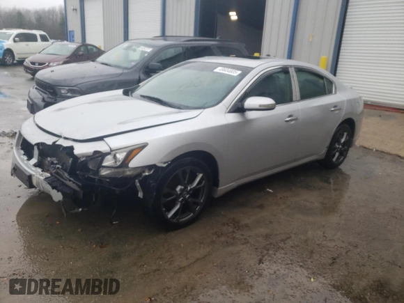 2014 Nissan Maxima SV z VIN 1N4AA5AP5EC470921, wystawiony jako Copart lot #49604805 z przebiegiem Nie podano mil oraz Czysty tytuł • Clean title. Historia ofert i sprzedaży dostępna na DreamBid. Obrazek 1.