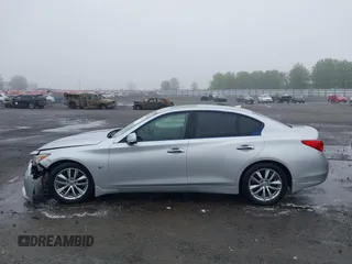 2014 Infiniti Q50 Premium with VIN JN1BV7AP3EM674645, listed as a IAAI auction lot 41941054 with 77,270 mi miles. Bid and sale history available at carsss.com. Image 14.