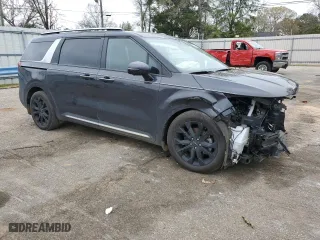 2023 Kia Carnival SX Prestige with VIN KNDNE5H32P6221299, listed as a Copart auction lot 45847354 with 20,669 mi miles and Salvage Title. Bid and sale history available at carsss.com. Image 4.