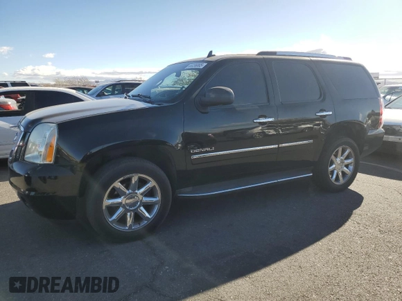 2014 GMC Yukon Denali with VIN 1GKS2EEF0ER108624, listed as a Copart auction lot 44456865 with 170,720 mi miles and Salvage Title. Bid and sale history available at carsss.com. Image 1.