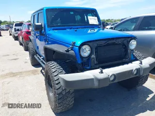 2016 Jeep Wrangler Unlimited Sport z VIN 1C4BJWDG2GL296485, wystawiony jako IAAI lot #42177026 z przebiegiem 113 971 mil mil oraz . Historia ofert i sprzedaży dostępna na DreamBid. Obrazek 1.