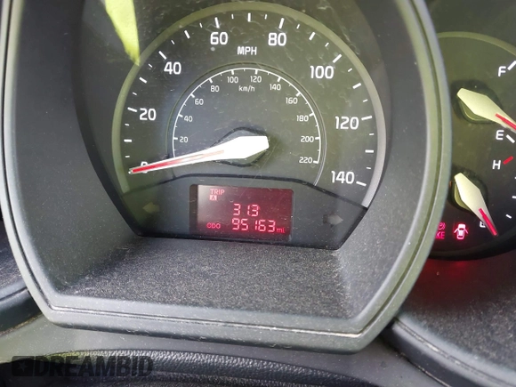 2016 Kia Rio LX with VIN KNADM4A34G6641971, listed as a IAAI auction lot 41844522 with 95,163 mi miles. Bid and sale history available at carsss.com. Image 7.