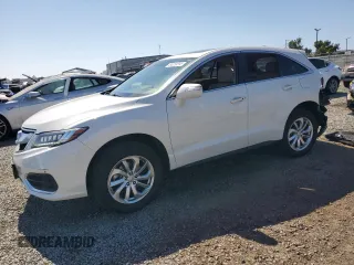 2018 Acura RDX Technology with VIN 5J8TB4H53JL022641, listed as a Copart auction lot 64318595 with 77,500 mi miles and Salvage title. Bid and sale history available at DreamBid. Image 1.