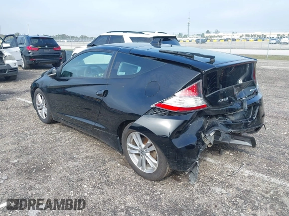 2011 Honda CR-Z with VIN JHMZF1D44BS012716, listed as a IAAI auction lot 41378990 with 170,844 mi miles. Bid and sale history available at carsss.com. Image 3.
