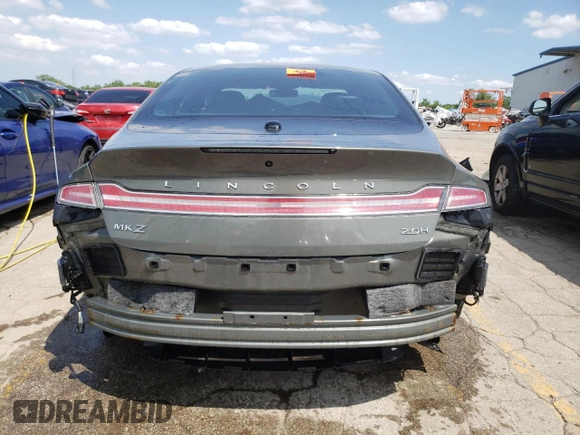 2017 Lincoln MKZ Hybrid Select with VIN 3LN6L5LU4HR650230, listed as a Copart auction lot 62709914 with 85,835 mi miles and Salvage title. Bid and sale history available at DreamBid. Image 6.
