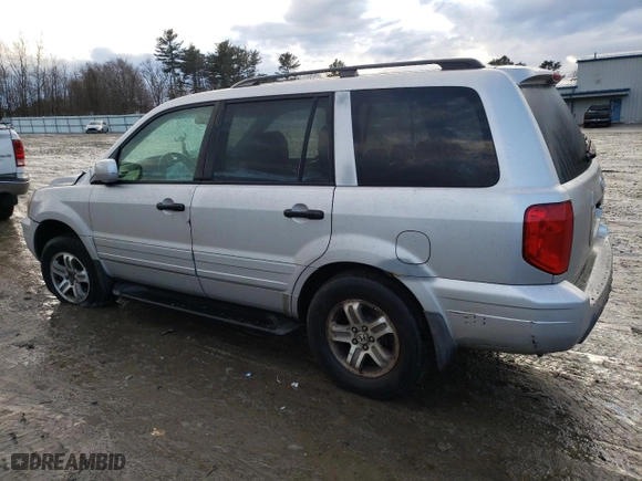 2003 Honda Pilot EX with VIN 2HKYF18793H566223, listed as a Copart auction lot 43033495 with 0 mi miles and Clean Title. Bid and sale history available at carsss.com. Image 2.