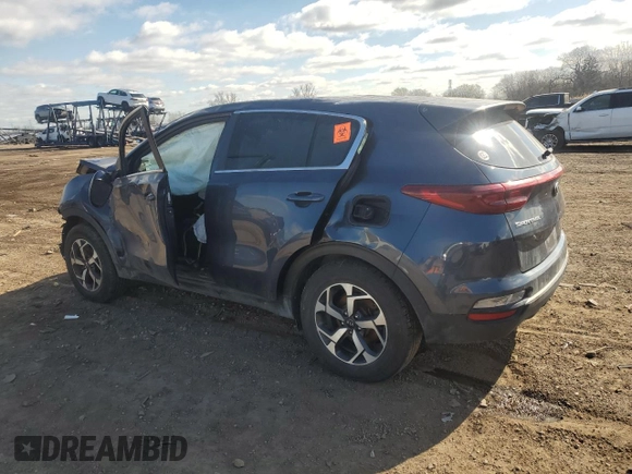 2020 Kia Sportage LX with VIN KNDPMCAC1L7763041, listed as a Copart auction lot 52971735 with 0 mi miles and Clean Title. Bid and sale history available at carsss.com. Image 2.