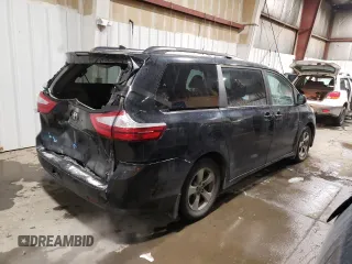 2019 Toyota Sienna LE Auto Access Seat with VIN 5TDKZ3DC7KS003451, listed as a Copart auction lot 87056704 with 76,587 mi miles and Salvage Title. Bid and sale history available at DreamBid. Image 3.