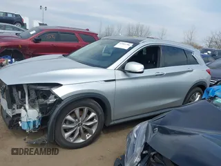 2019 Infiniti QX50 Luxe with VIN 3PCAJ5M37KF148220, listed as a IAAI auction lot 41881786 with 34,606 mi miles and . Bid and sale history available at DreamBid. Image 14.