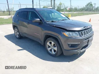 2018 Jeep Compass Latitude with VIN 3C4NJCBB9JT308677, listed as a IAAI auction lot 41996703 with 116,832 mi miles and . Bid and sale history available at DreamBid. Image 1.