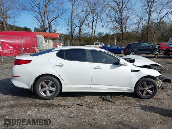 2015 Kia Optima LX with VIN 5XXGM4A75FG386704, listed as a IAAI auction lot 41344996 with 266,993 mi miles and . Bid and sale history available at DreamBid. Image 12.