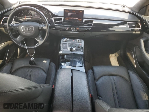 2011 Audi A8 with VIN WAURVAFD0BN026383, listed as a Copart auction lot 59854115 with 141,158 mi miles and Clean title. Bid and sale history available at DreamBid. Image 8.