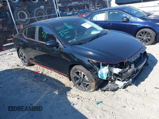 2025 Nissan Sentra SV с VIN 3N1AB8CV9SY236498, выставлен на аукционе IAAI как лот 42148014 с пробегом 5 203 миль миль и . История ставок и продаж доступна на DreamBid. Изображение 1.