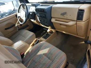 1997 Jeep Wrangler Sport with VIN 1J4FY19S2VP498840, listed as a Copart auction lot 50058885 with 151,697 mi miles and Salvage Title. Bid and sale history available at carsss.com. Image 8.
