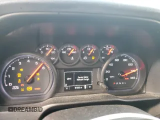2020 Chevrolet Silverado 1500 Custom with VIN 1GCRWBEF9LZ258712, listed as a Copart auction lot 42992025 with 61,300 mi miles and Salvage Title. Bid and sale history available at carsss.com. Image 9.