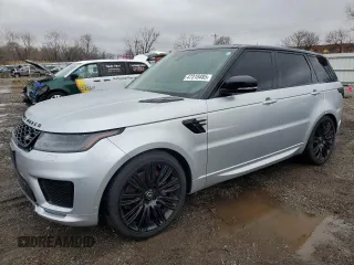 2019 Land Rover Range Rover Sport Dynamic with VIN SALWR2REXKA832168, listed as a Copart auction lot 47318485 with 56,750 mi miles and Salvage Title. Bid and sale history available at carsss.com. Image 1.