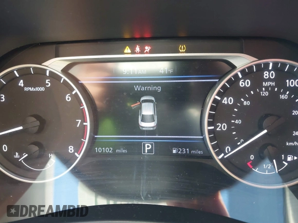 2024 Nissan Sentra SV with VIN 3N1AB8CV1RY331096, listed as a IAAI auction lot 41339703 with 10,102 mi miles and . Bid and sale history available at DreamBid. Image 15.