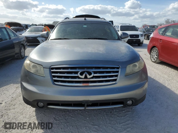 2008 Infiniti FX35 with VIN JNRAS08W58X209471, listed as a Copart auction lot 76549204 with 0 mi miles and Non Repairable. Bid and sale history available at carsss.com. Image 5.