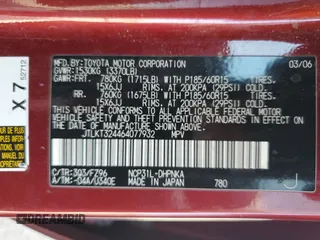 2006 Scion xB with VIN JTLKT324464077932, listed as a Copart auction lot 66619534 with 287,745 mi miles and Salvage Title. Bid and sale history available at carsss.com. Image 14.