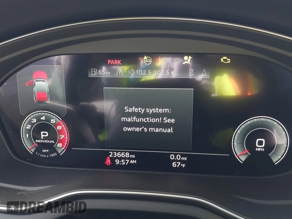 2023 Audi S5 Sportback Premium Plus z VIN WAUB4CF56PA007375, wystawiony jako IAAI lot #41630832 z przebiegiem 23 668 mil mil oraz . Historia ofert i sprzedaży dostępna na DreamBid. Obrazek 7.