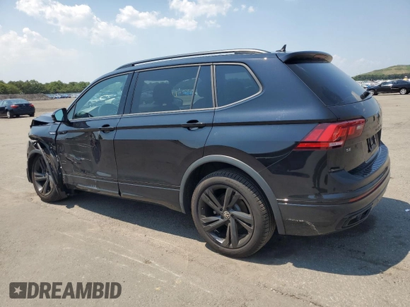 2023 Volkswagen Tiguan SE R-Line Black with VIN 3VV8B7AX3PM141106, listed as a Copart auction lot 62381835 with 18,153 mi miles and Salvage title. Bid and sale history available at DreamBid. Image 2.