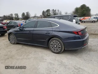 2020 Hyundai Sonata Hybrid Ultimate with VIN KMHL34JJ6LA015602, listed as a Copart auction lot 44443473 with 54,820 mi miles. Bid and sale history available at carsss.com. Image 2.