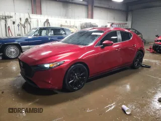 2019 Mazda Mazda3 Hatchback w/Preferred Pkg with VIN JM1BPAMM4K1139522, listed as a Copart auction lot 87874855 with 68,405 mi miles and Salvage Title. Bid and sale history available at carsss.com. Image 1.
