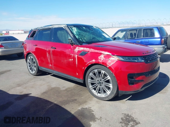 2024 Land Rover Range Rover Sport SE with VIN SAL1P9EU2RA199388, listed as a IAAI auction lot 42206920 with 10,043 mi miles and . Bid and sale history available at DreamBid. Image 1.