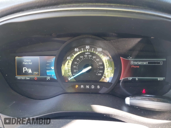 2018 Ford Fusion SE with VIN 3FA6P0HD4JR166915, listed as a IAAI auction lot 42043918 with 67,337 mi miles. Bid and sale history available at carsss.com. Image 7.