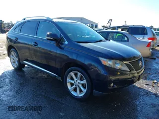 2010 Lexus RX 350 with VIN 2T2BK1BA2AC053235, listed as a IAAI auction lot 41378028 with 105,649 mi miles. Bid and sale history available at carsss.com. Image 1.