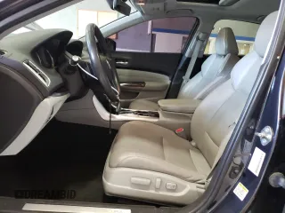 2015 Acura TLX V6 Tech with VIN 19UUB2F54FA003630, listed as a Copart auction lot 49121895 with 171,987 mi miles and Salvage Title. Bid and sale history available at carsss.com. Image 7.