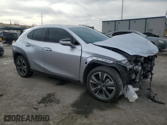 2024 Lexus UX with VIN JTHX6JBH9R2166376, listed as a Copart auction lot 85294644 with 6,173 mi miles and Salvage Title. Bid and sale history available at carsss.com. Image 4.