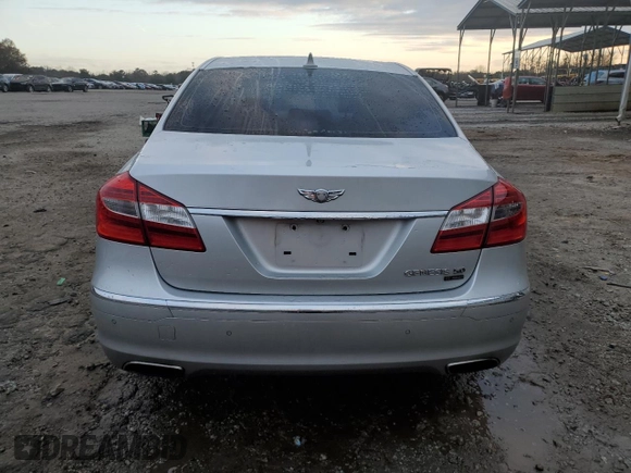 2012 Hyundai Genesis 5.0L with VIN KMHGC4DH3CU185361, listed as a Copart auction lot 85022214 with 198,807 mi miles and Salvage Title. Bid and sale history available at carsss.com. Image 6.