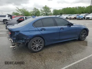 2022 BMW 3 Series 330i xDrive with VIN 3MW5R7J03N8C36977, listed as a Copart auction lot 53891745 with 14,938 mi miles and Salvage title. Bid and sale history available at DreamBid. Image 3.