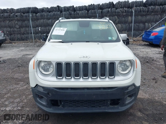 2015 Jeep Renegade Limited with VIN ZACCJBDT6FPC07957, listed as a IAAI auction lot 41727426 with Not Provided miles and . Bid and sale history available at DreamBid. Image 11.