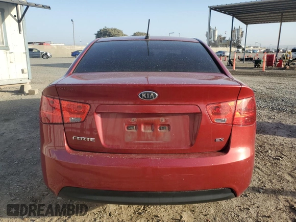 2012 Kia Forte EX with VIN KNAFU4A28C5593309, listed as a Copart auction lot 76740934 with 98,228 mi miles and Salvage Title. Bid and sale history available at carsss.com. Image 6.