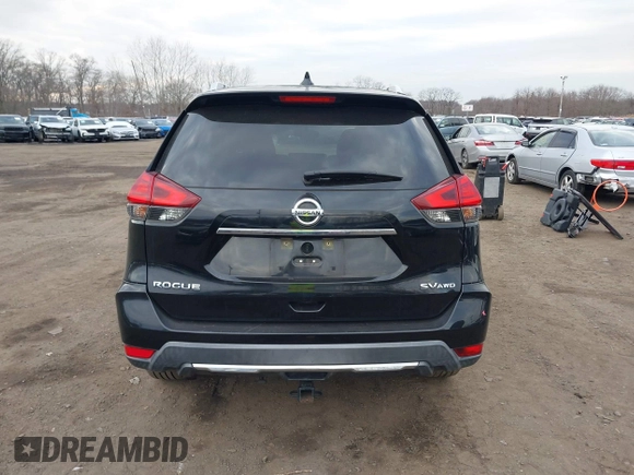 2017 Nissan Rogue SV with VIN KNMAT2MV9HP527518, listed as a IAAI auction lot 41655913 with 127,359 mi miles. Bid and sale history available at carsss.com. Image 16.