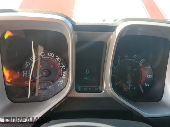 2011 Chevrolet Camaro 2SS with VIN 2G1FT1EW9B9214149, listed as a Copart auction lot 57001615 with 88,137 mi miles and Salvage Title. Bid and sale history available at DreamBid. Image 9.