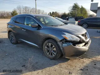2016 Nissan Murano SL with VIN 5N1AZ2MHXGN166072, listed as a Copart auction lot 43659665 with 116,995 mi miles and Salvage Title. Bid and sale history available at carsss.com. Image 4.