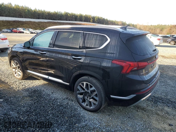 2022 Hyundai Santa Fe Calligraphy with VIN 5NMS54AL9NH466415, listed as a Copart auction lot 80274414 with 64,663 mi miles and Salvage Title. Bid and sale history available at carsss.com. Image 2.