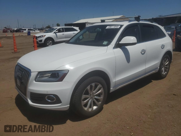 2015 Audi Q5 Premium Plus with VIN WA1LFAFP7FA055256, listed as a Copart auction lot 59611045 with 101,724 mi miles and Clean title. Bid and sale history available at DreamBid. Image 1.