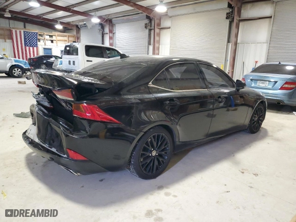 2017 Lexus IS with VIN JTHBA1D27H5047661, listed as a Copart auction lot 45593455 with 95,021 mi miles and Clean Title. Bid and sale history available at carsss.com. Image 3.