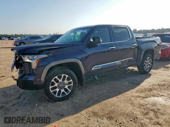 2024 Toyota Tundra 1794 Edition with VIN 5TFMC5DB7RX064784, listed as a Copart auction lot 62749385 with 17,587 mi miles and Salvage title. Bid and sale history available at DreamBid. Image 1.