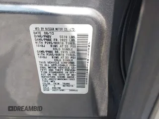 2014 Infiniti QX70 with VIN JN8CS1MW5EM411653, listed as a IAAI auction lot 42690935 with 110,806 mi miles and . Bid and sale history available at DreamBid. Image 9.