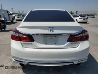 2017 Honda Accord Sedan Sport with VIN 1HGCR2F59HA205812, listed as a Copart auction lot 52262115 with 121,214 mi miles and Salvage Title. Bid and sale history available at carsss.com. Image 6.