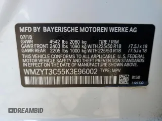 2019 MINI Countryman Cooper S с VIN WMZYT3C55K3E96002, выставлен на аукционе Copart как лот 43080985 с пробегом Не указан миль и Списание • Salvage title. История ставок и продаж доступна на DreamBid. Изображение 14.