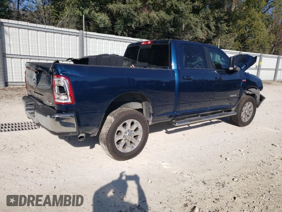 2022 Ram 2500 Big Horn with VIN 3C6UR5DJ3NG170399, listed as a Copart auction lot 87322414 with 60,281 mi miles and Salvage Title. Bid and sale history available at carsss.com. Image 3.