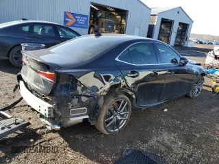 2018 Lexus IS 300 with VIN JTHC81D2XJ5031086, listed as a Copart auction lot 47952465 with 92,923 mi miles and Salvage title. Bid and sale history available at DreamBid. Image 3.