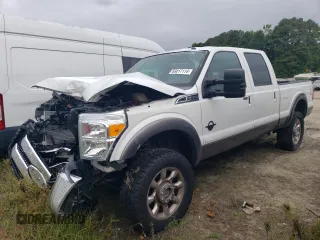 2012 Ford F-350 Platinum with VIN 1FT7W3BT0CEC60685, listed as a Copart auction lot 69817114 with 134,327 mi miles and Salvage title. Bid and sale history available at DreamBid. Image 1.